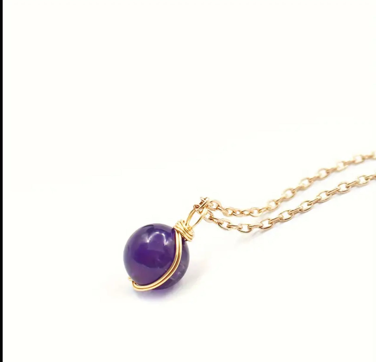 Collier Pendentif Améthyste – Sérénité et Intuition