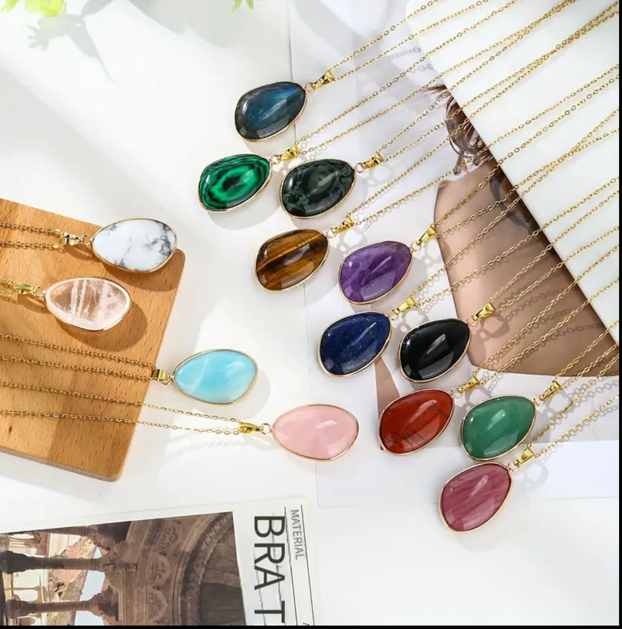 Collier “Regard de Tigre” en Œil de Tigre