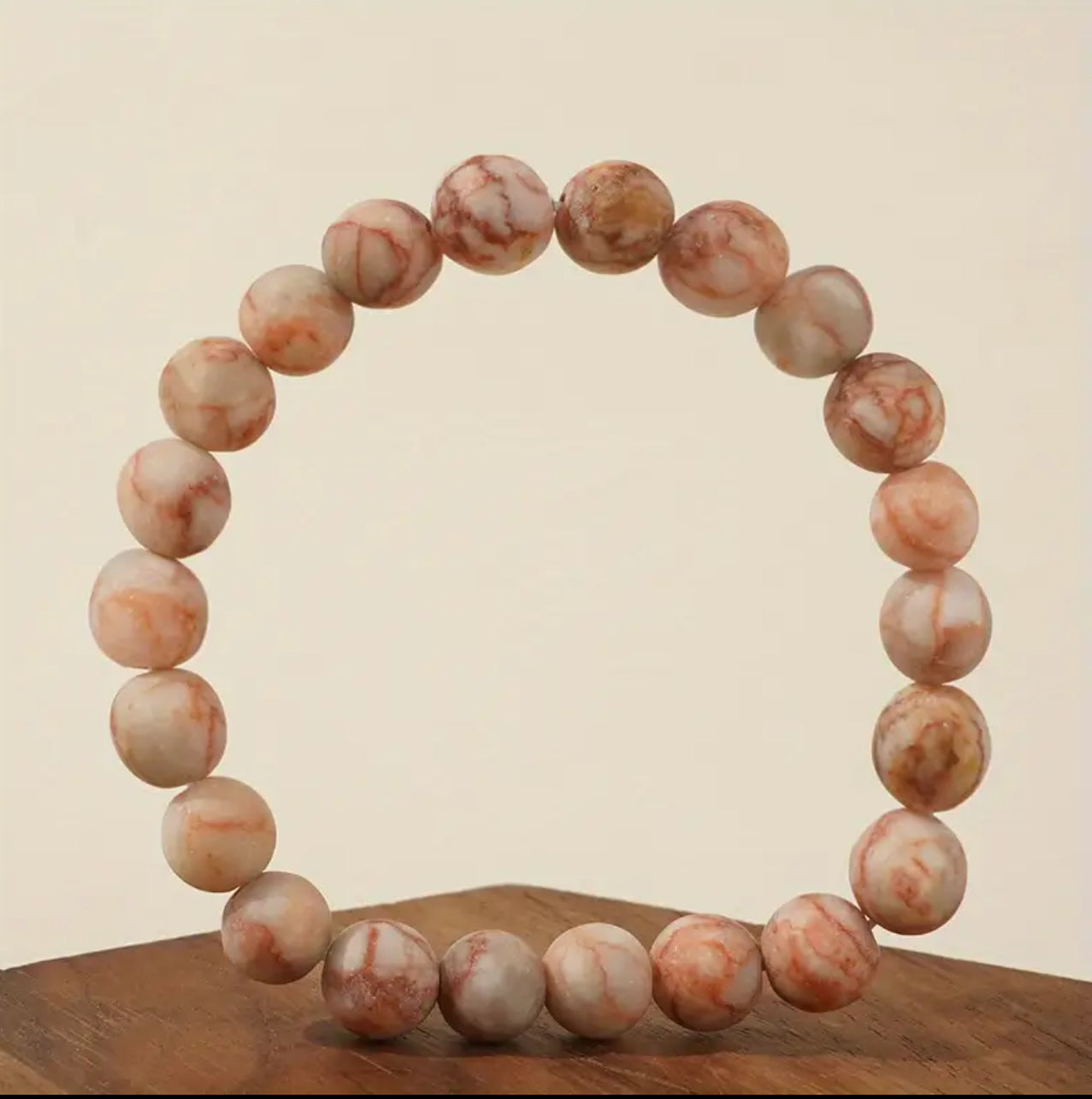 Bracelet Douceur et Équilibre – Jaspe Rose