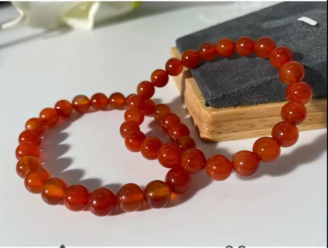 Bracelet Énergie et Vitalité – Cornaline