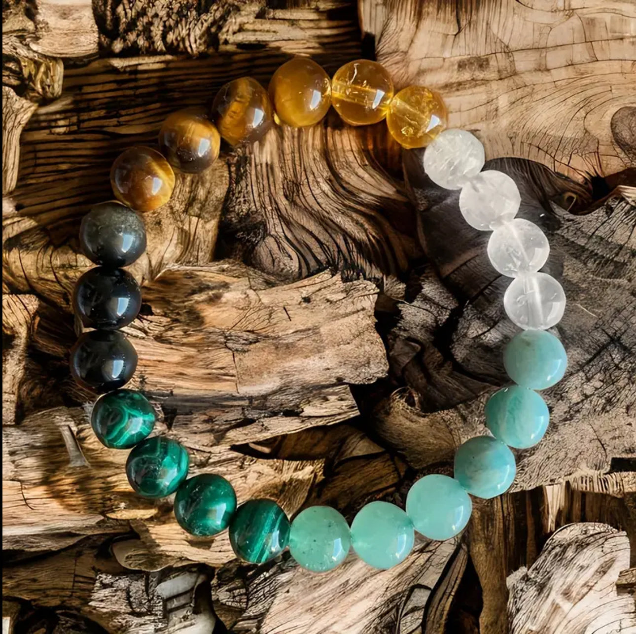 Bracelet Équilibre des Énergies – Multi-Pierres