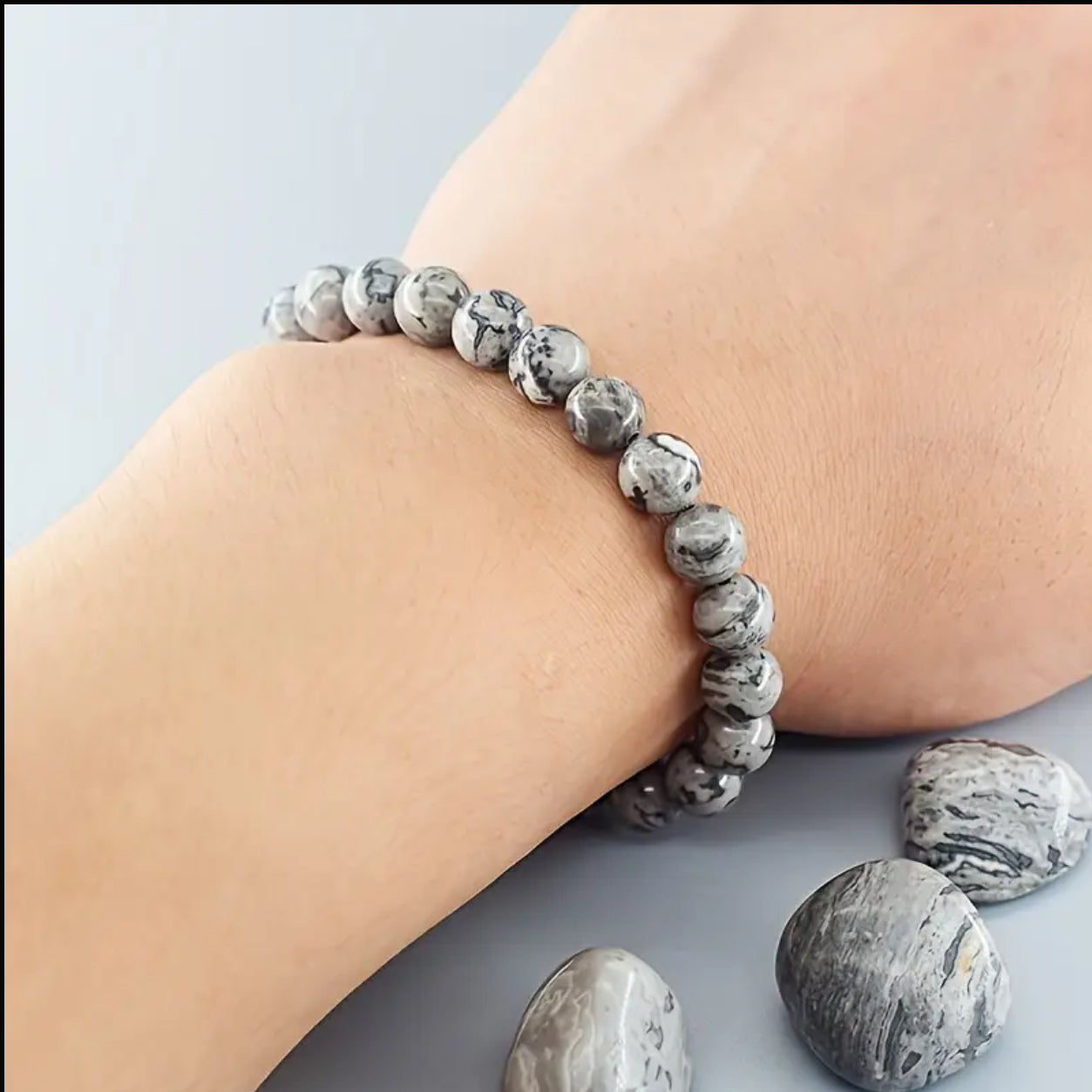Bracelet « Sérénité & Clarté » — Agate Crazy Lace