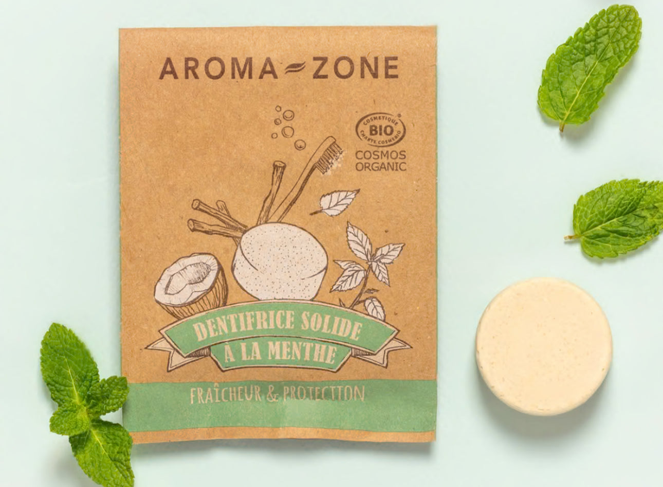 Dentifrice solide à la Menthe & Siwak BIO