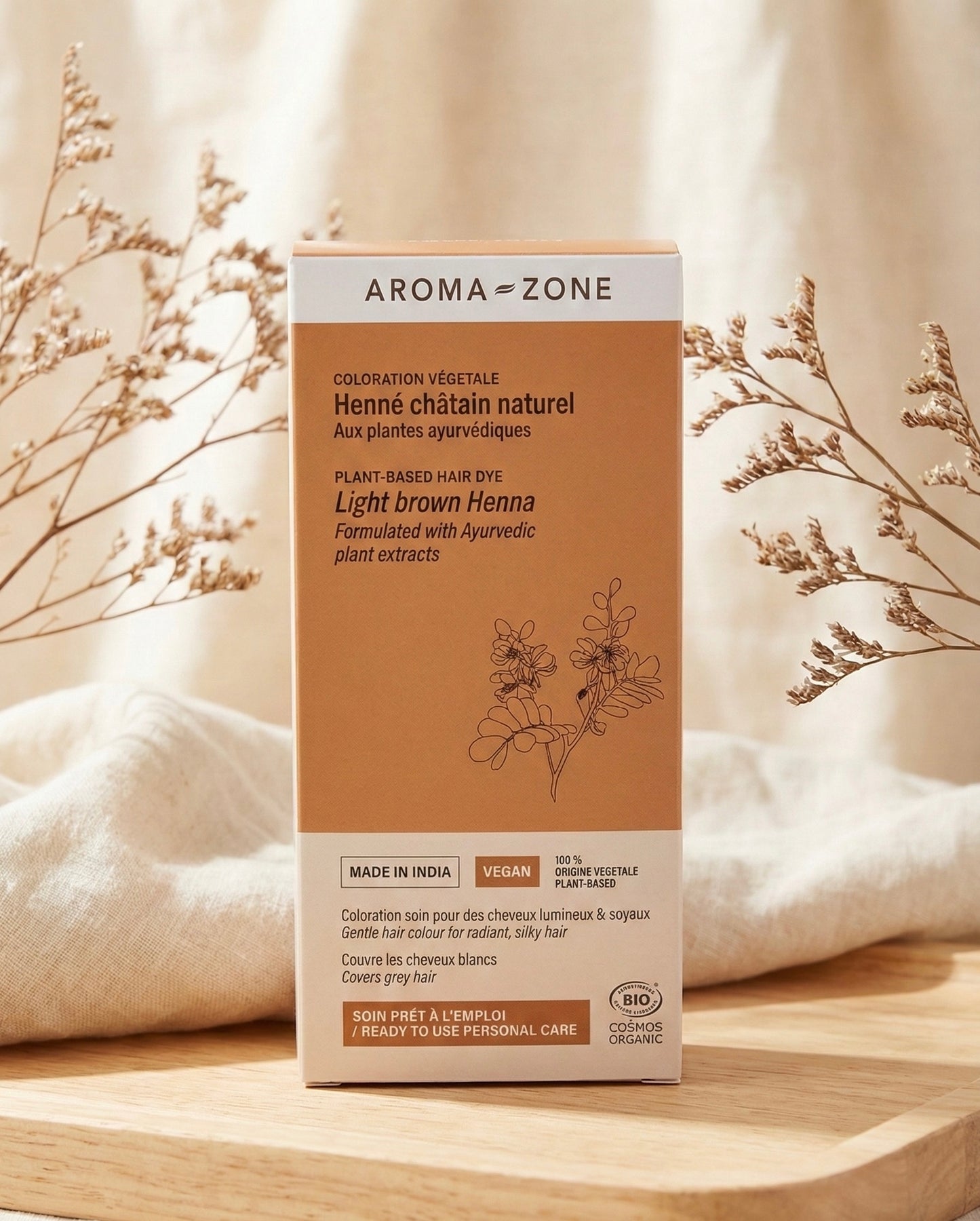 Henné Châtain naturel BIO - coloration végétale