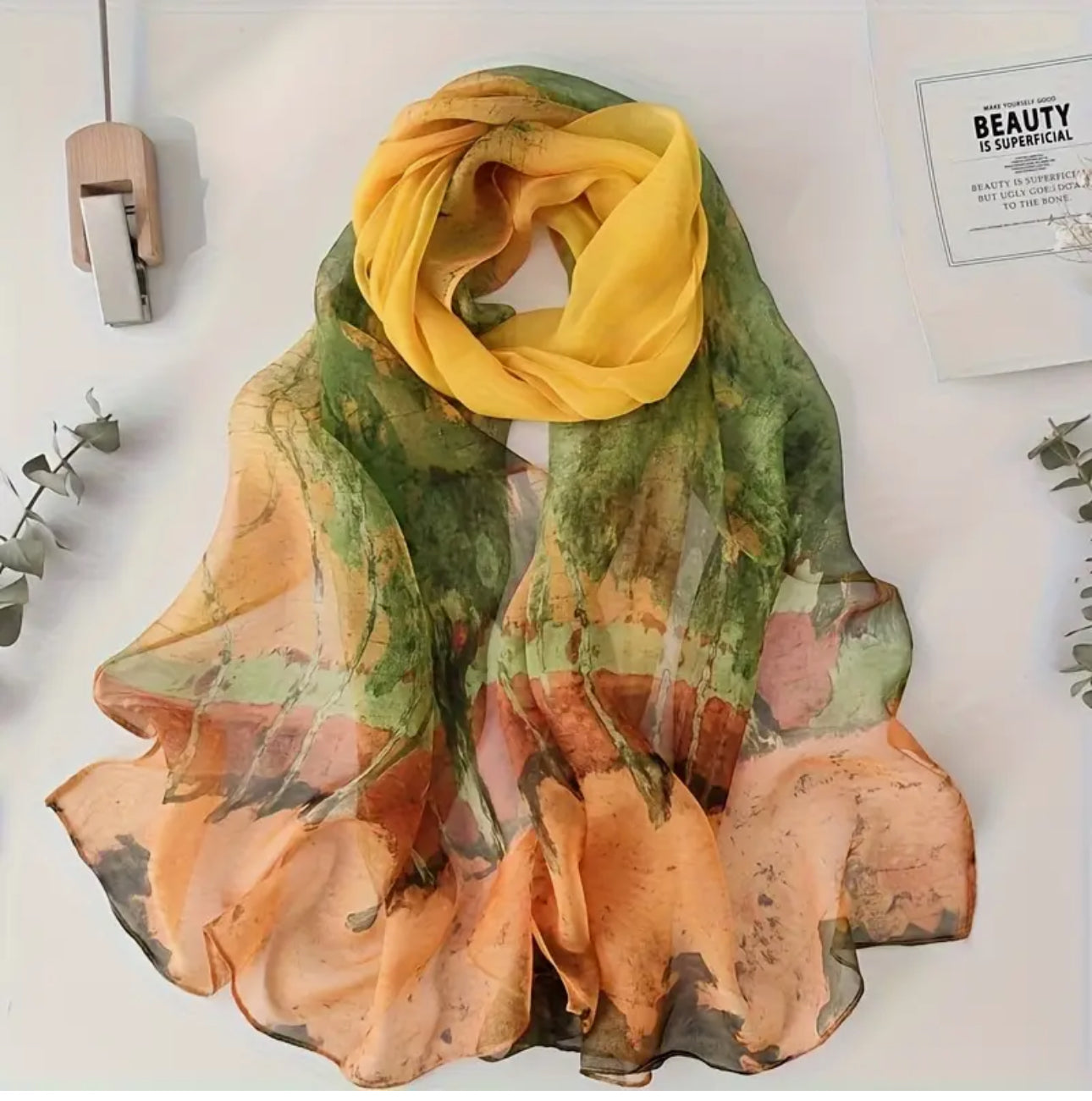 Écharpe Bohème Élégante – Collection Couleurs de la Nature