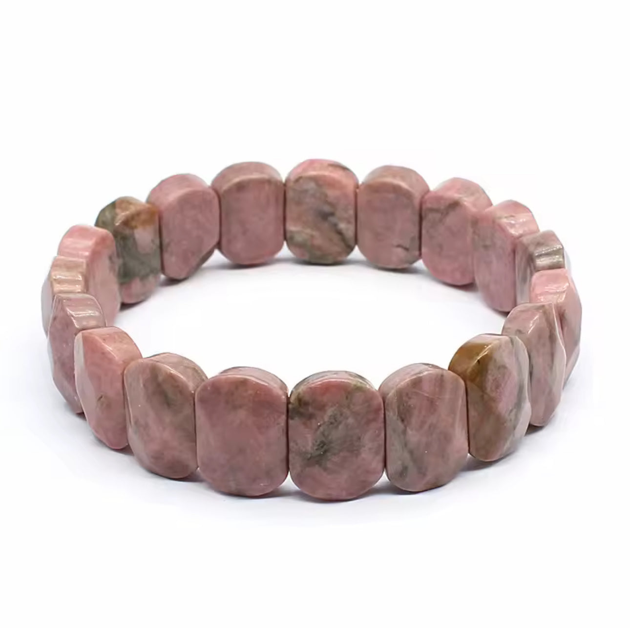 Bracelet "Cœur & Résilience" en Rhodonite
