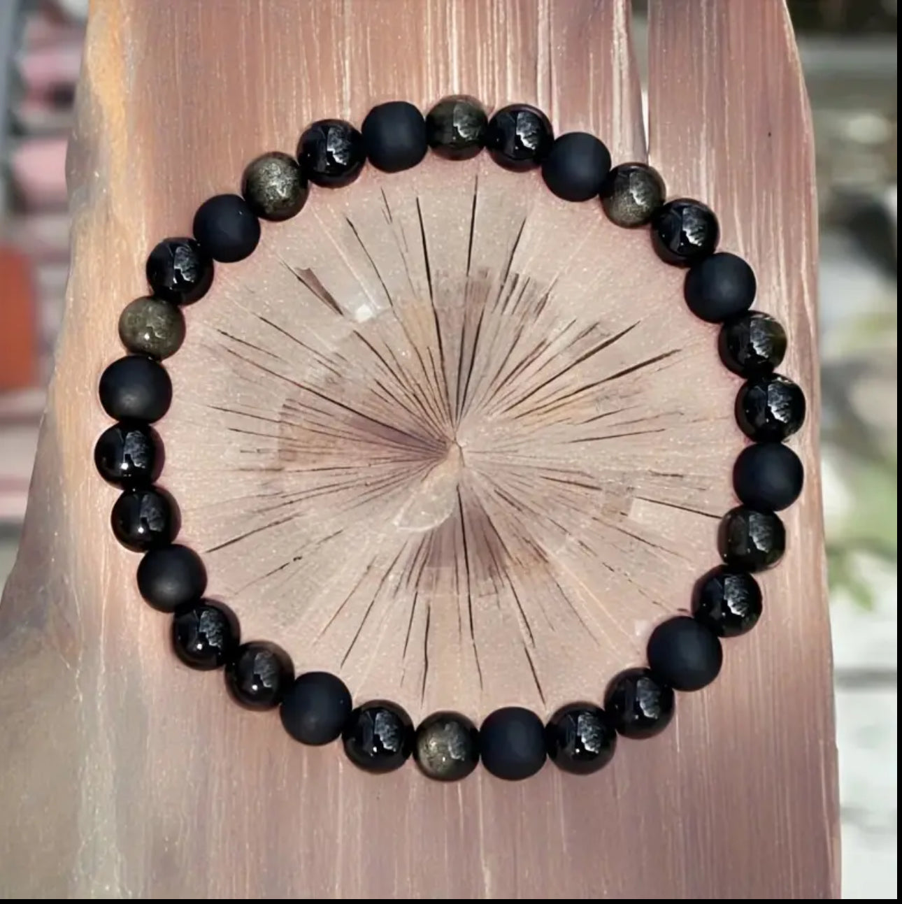 Bracelet Triple Protection – Obsidienne Noire, Obsidienne Dorée & Agate