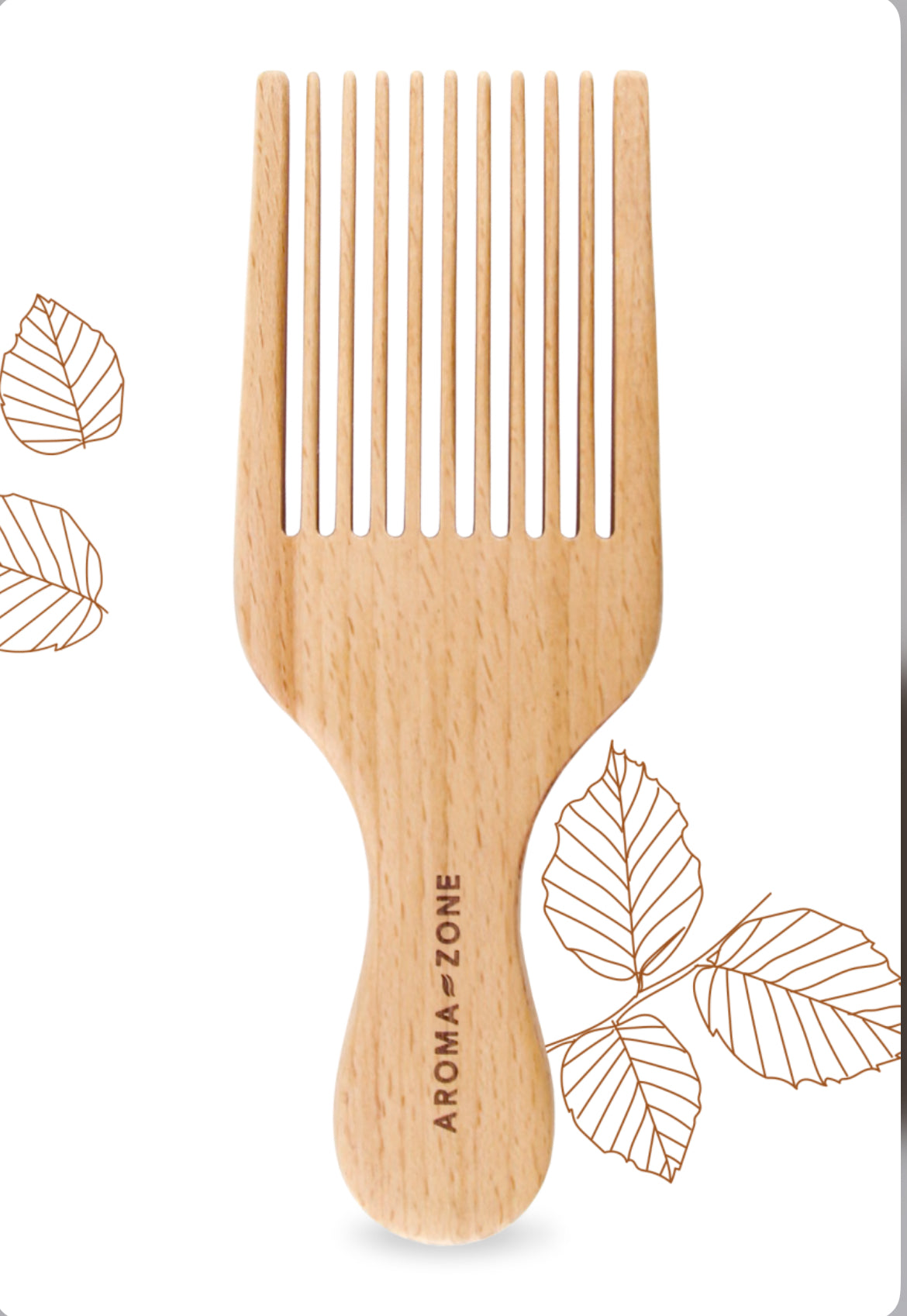 Peigne volume boucles en bois de hêtre