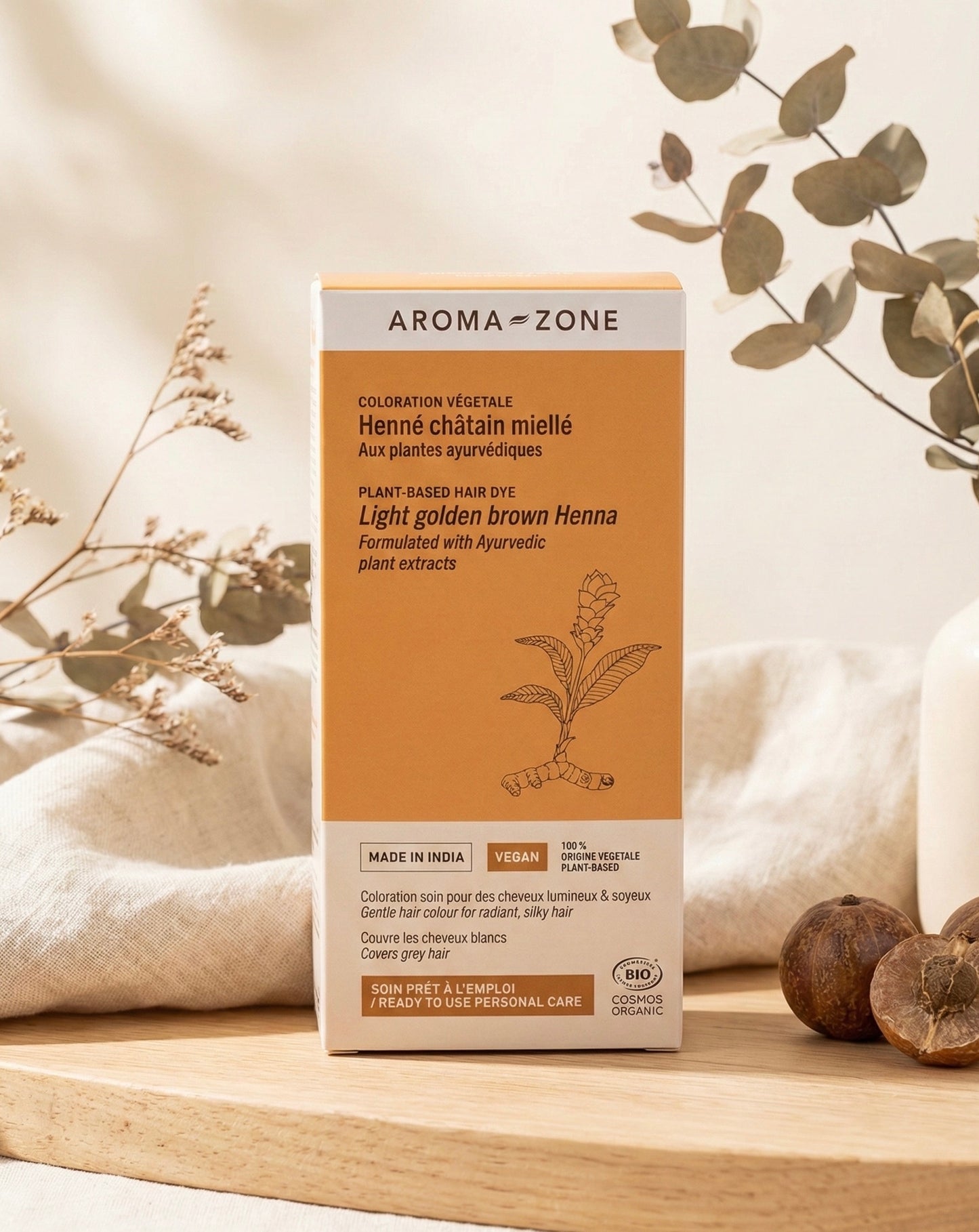 Henné Châtain Miellé BIO - coloration végétale