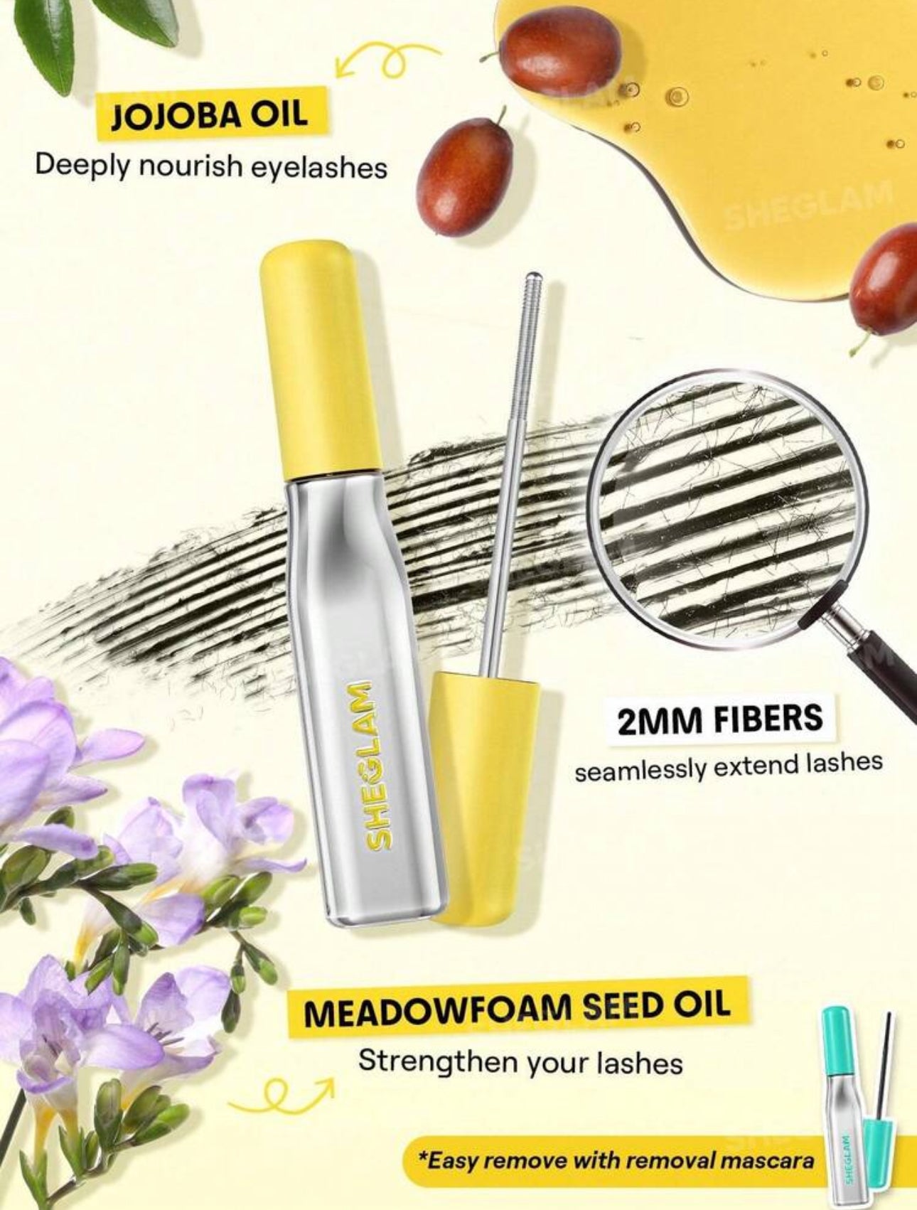 Mascara Recourbant SHEGLAM "Locked In Curl" - Lashlighter Iron Curl (8 ml)