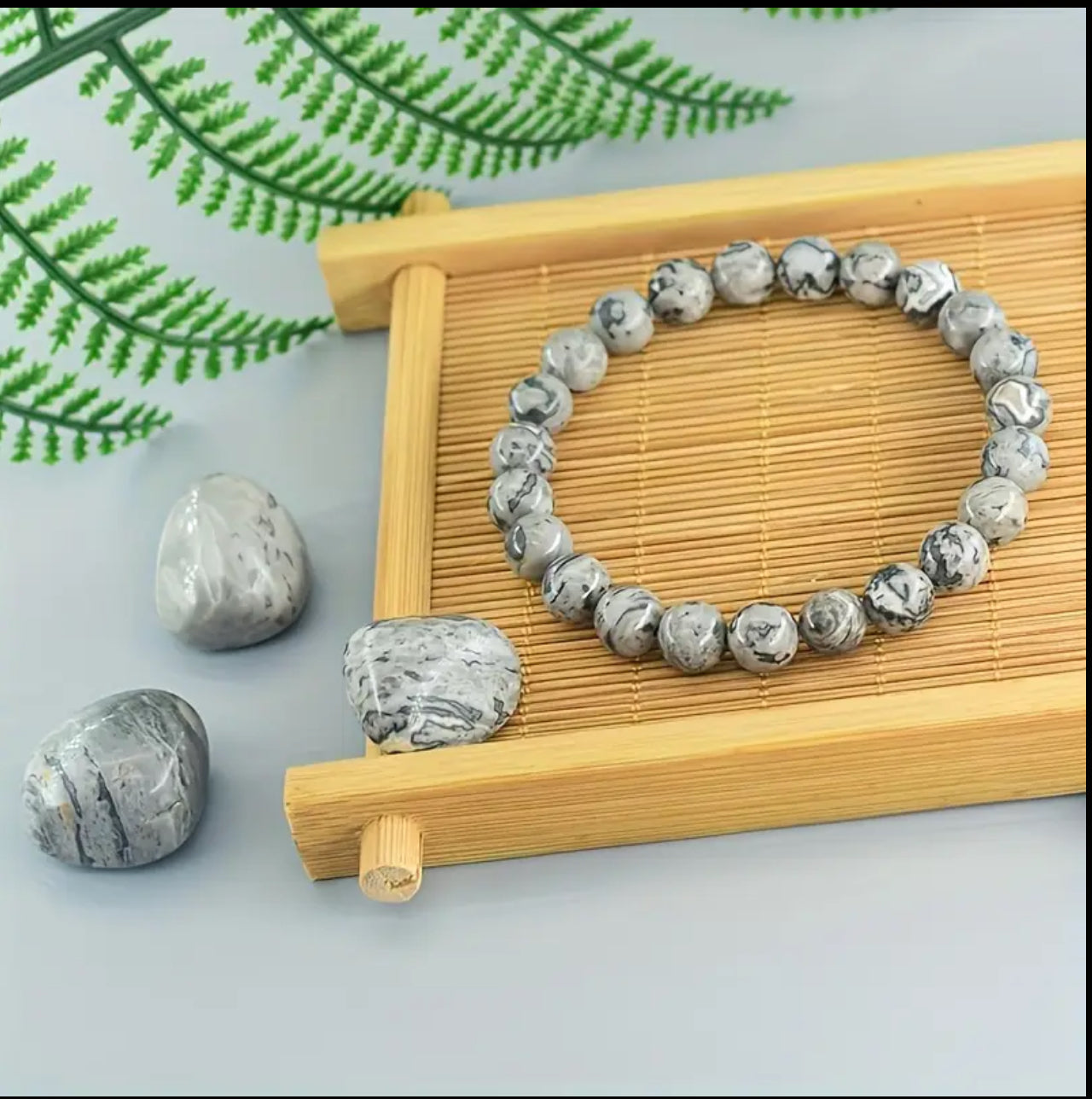 Bracelet « Sérénité & Clarté » — Agate Crazy Lace