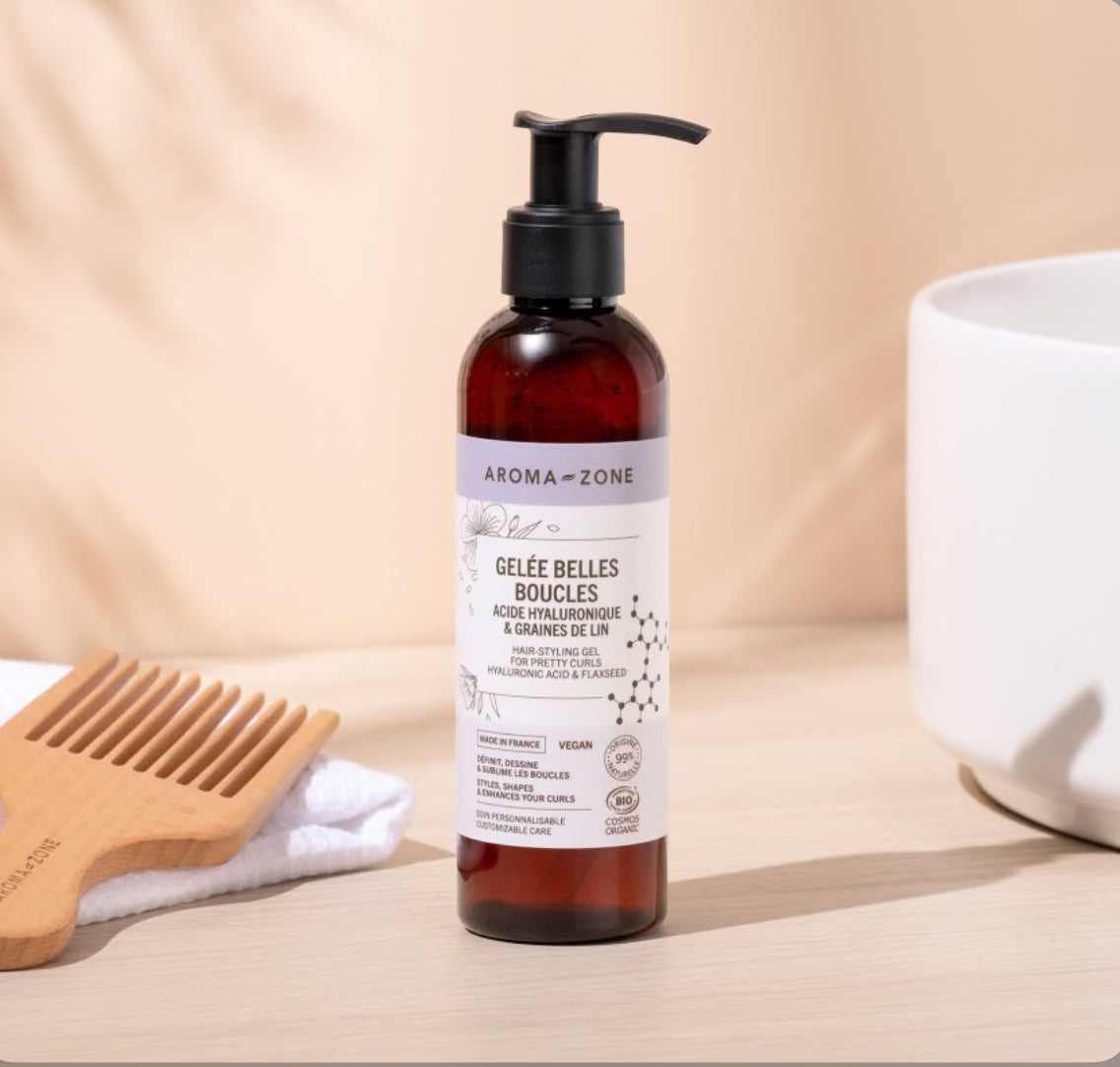 Gelée belles boucles acide hyaluronique et graines de lin