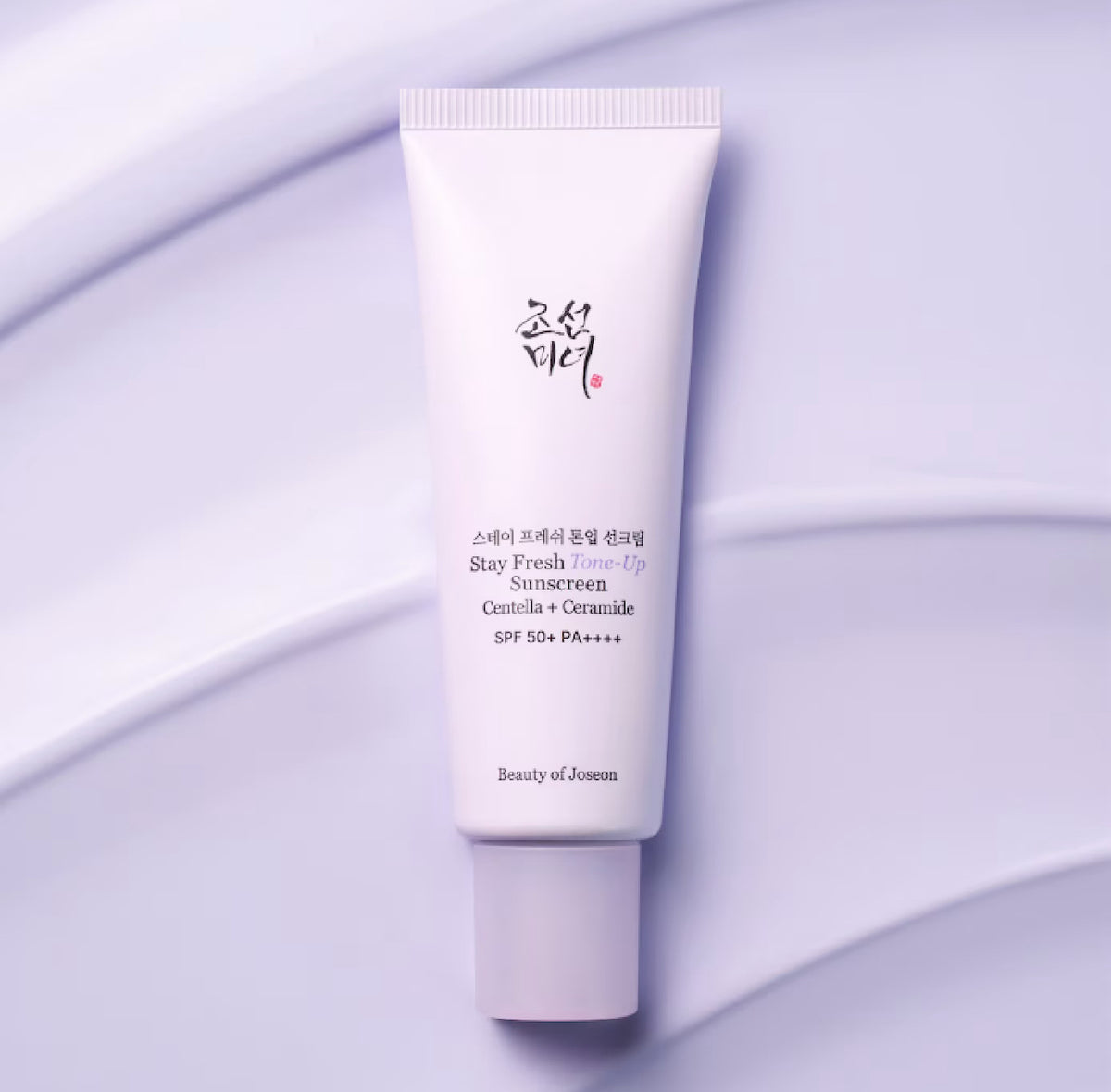 Beauty of Joseon - Crème Solaire Éclat Anti-Teint Terne Stay Fresh Tone-Up Purple SPF 50+ PA++++