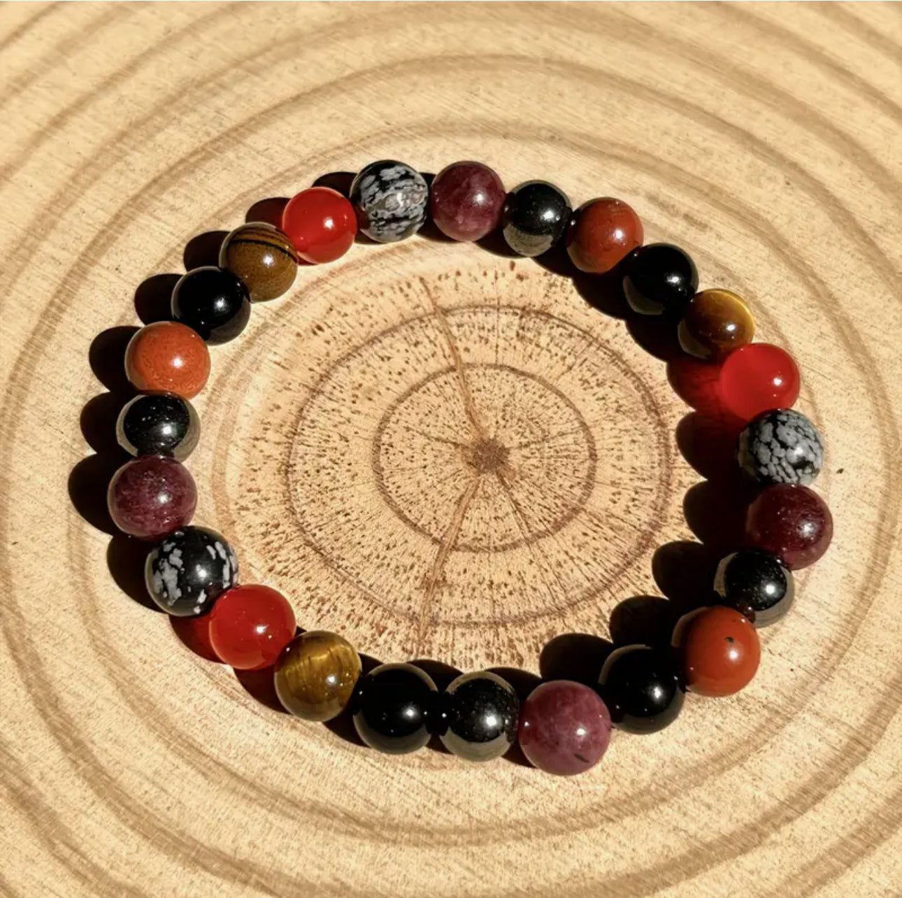 Bracelet "Talisman d'Énergies" - Alliance de Pierres Naturelles
