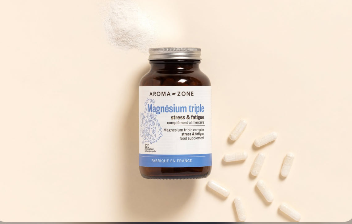 Magnésium triple 120 gélules - Complément alimentaire