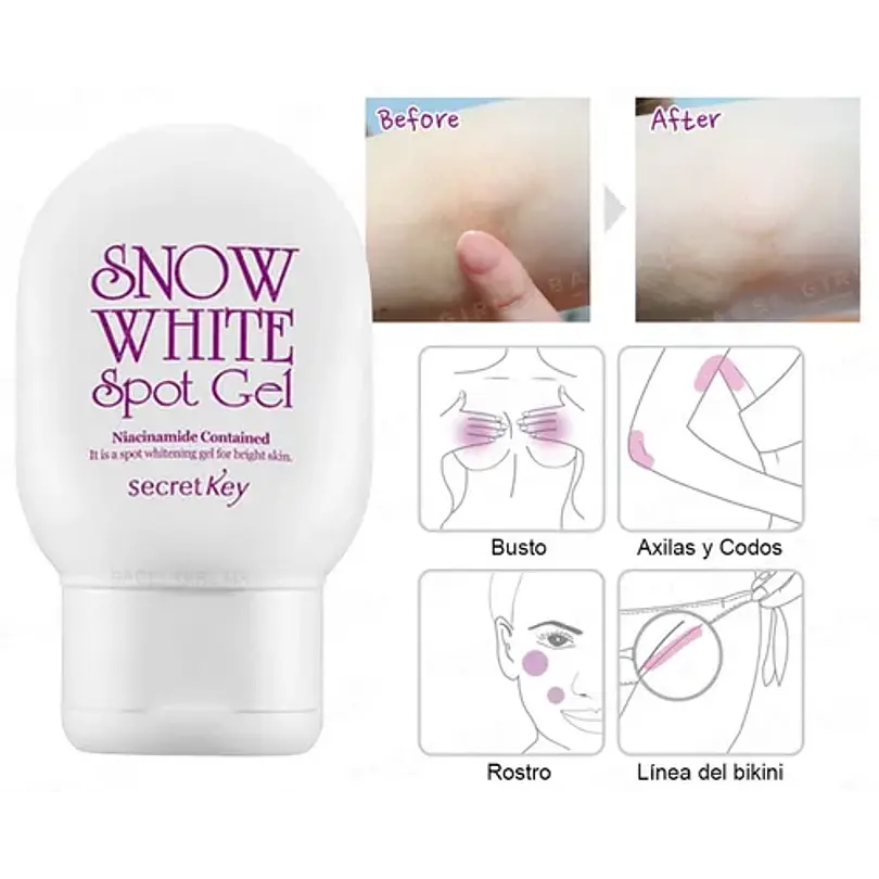 Secret Key - Snow White Spot Gel - Gel éclaircissant