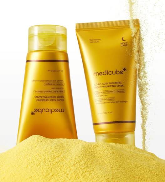Medicube – Masque de Nuit Enveloppant à l'Acide Kojique et au Curcuma / Kojic Acid Turmeric Night Wrapping Mask