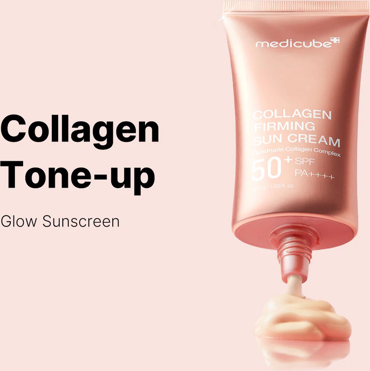 Medicube - Crème Solaire Raffermissante au Collagène SPF 50+ PA++++