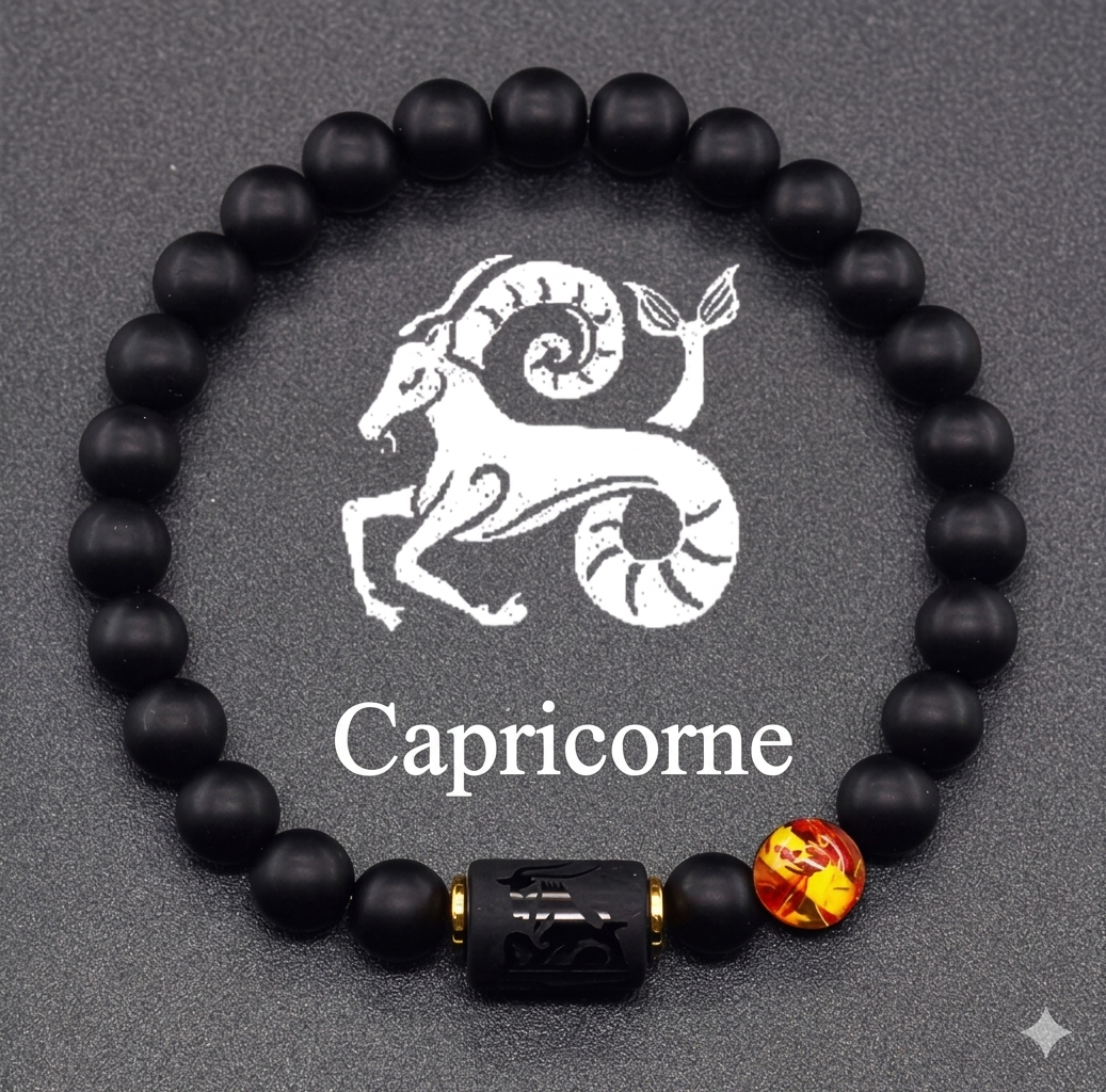 Bracelet Astro Capricorne – Ambition, Persévérance & Sagesse