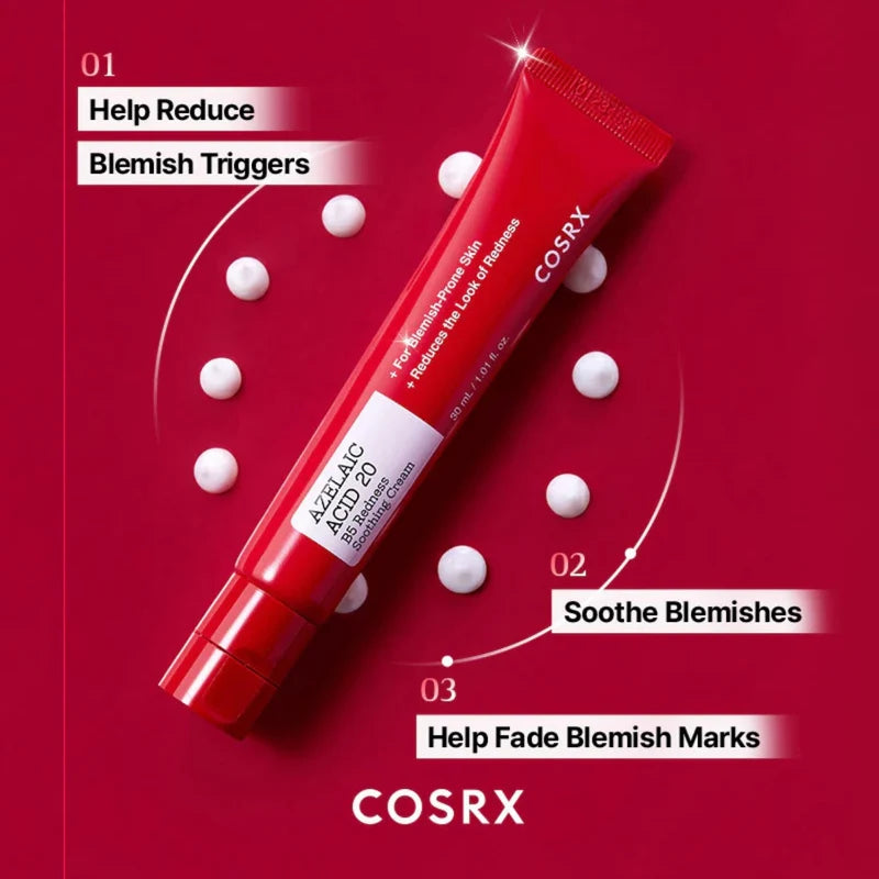 Cosrx - Crème Apaisante Anti-Rougeurs Azelaic Acid 20