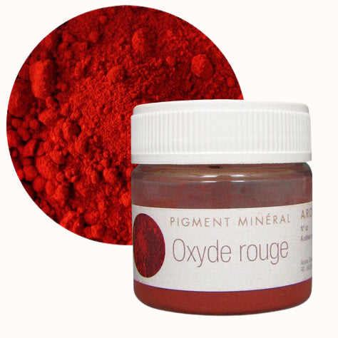 Oxyde minéral rouge