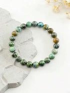 Bracelet "Élan Vital" en Turquoise Africaine