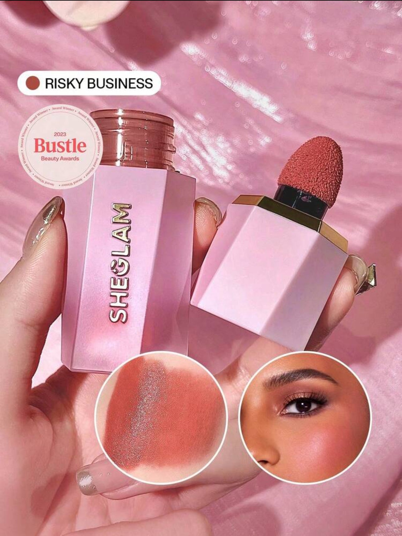 SHEGLAM Blush Liquide "Color Bloom" - Fard à Joues Effet Bonne Mine (5.2 ml)