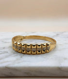 Bracelet Jonc "Arès" – Studs Pyramidaux & Acier Inoxydable 316L