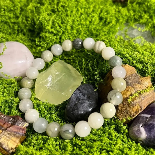 Bracelet Agate Mousse – Harmonie et Renouveau