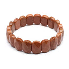 Bracelet "Soleil Cuivré" en Pierres de soleil ( Goldstone )