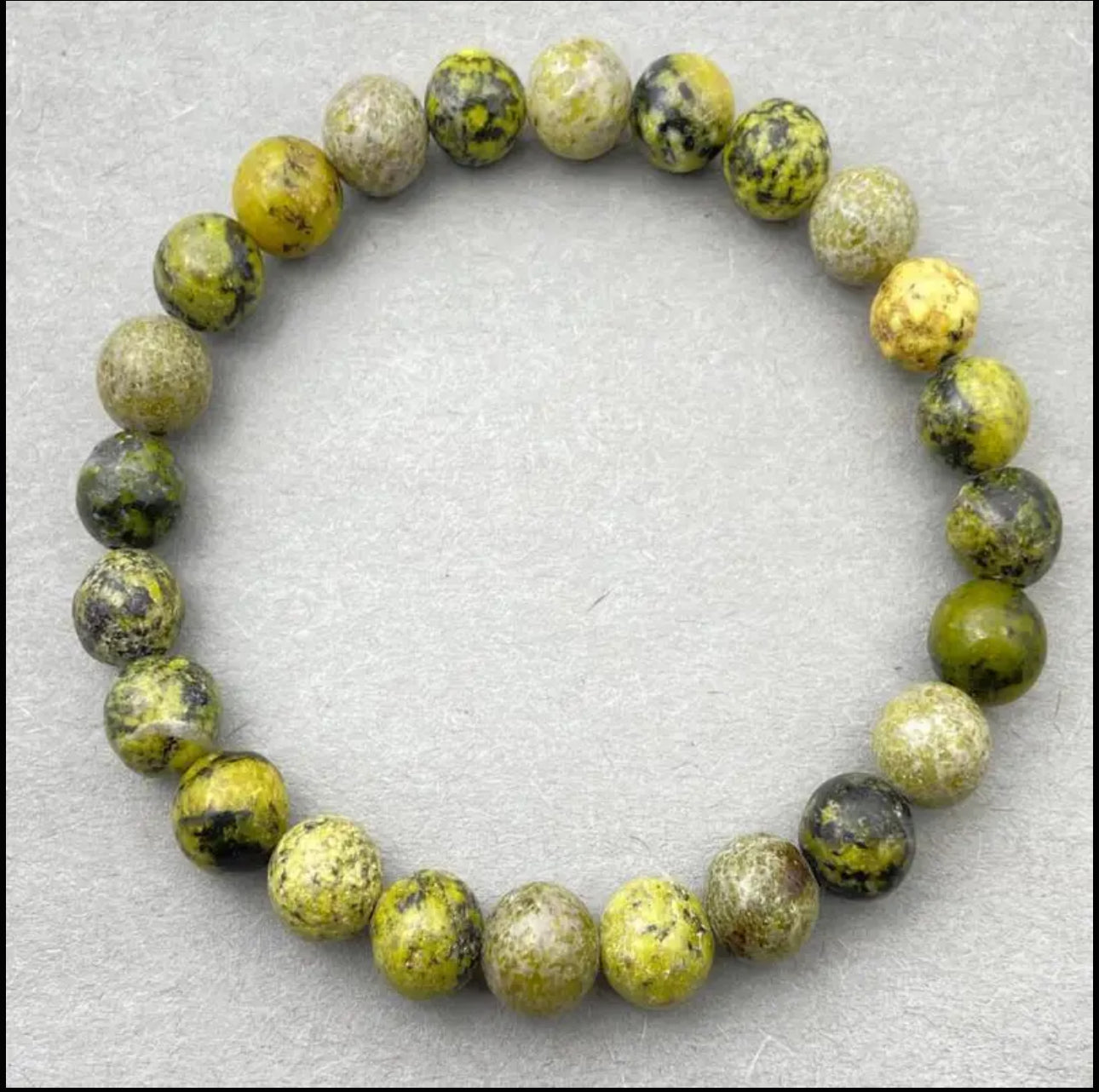 Bracelet en Jaspe Serpentine – Renouveau & Sagesse intérieure