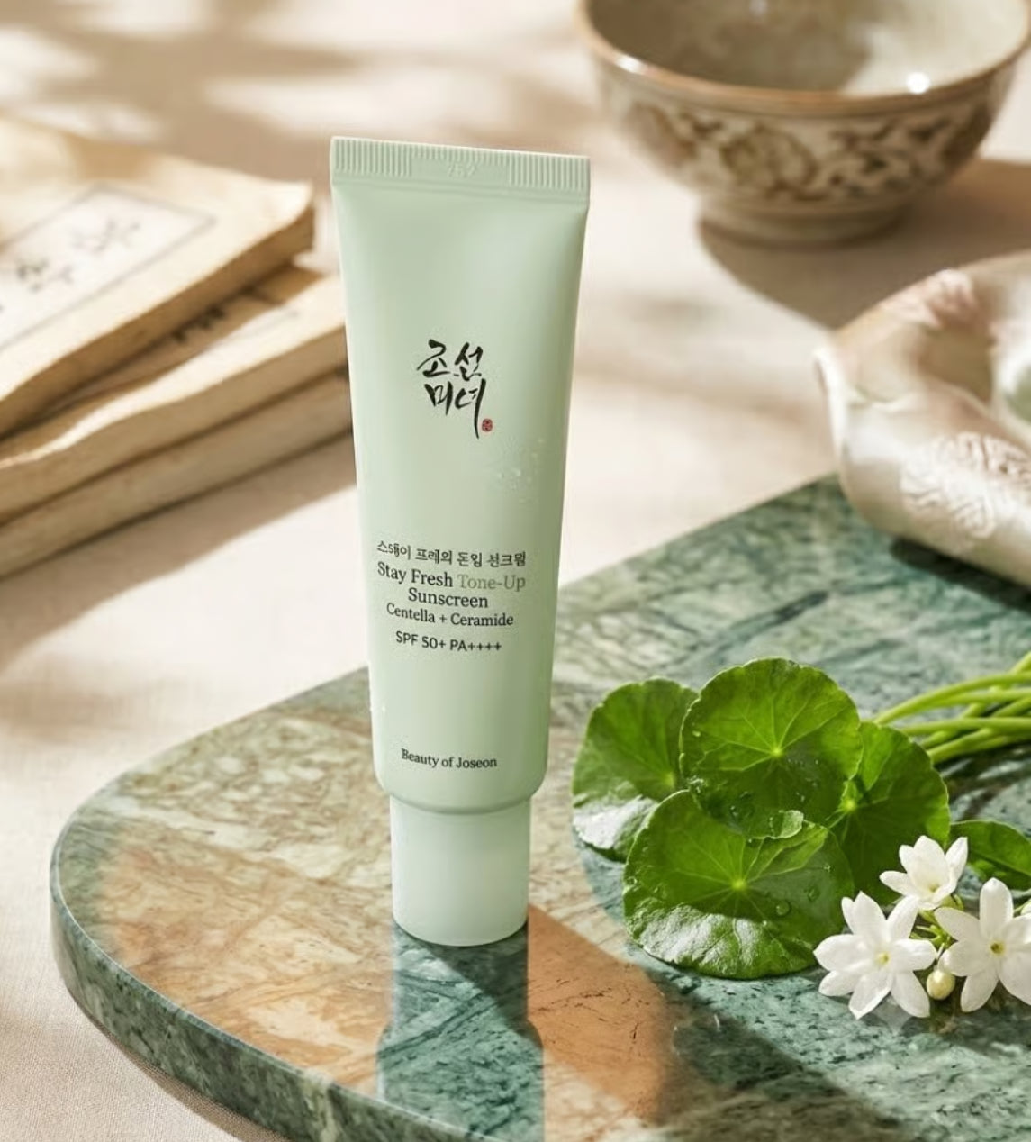 Beauty of Joseon - Crème Solaire Correctrice Anti-Rougeurs Stay Fresh Tone-Up Green SPF 50+ PA++++