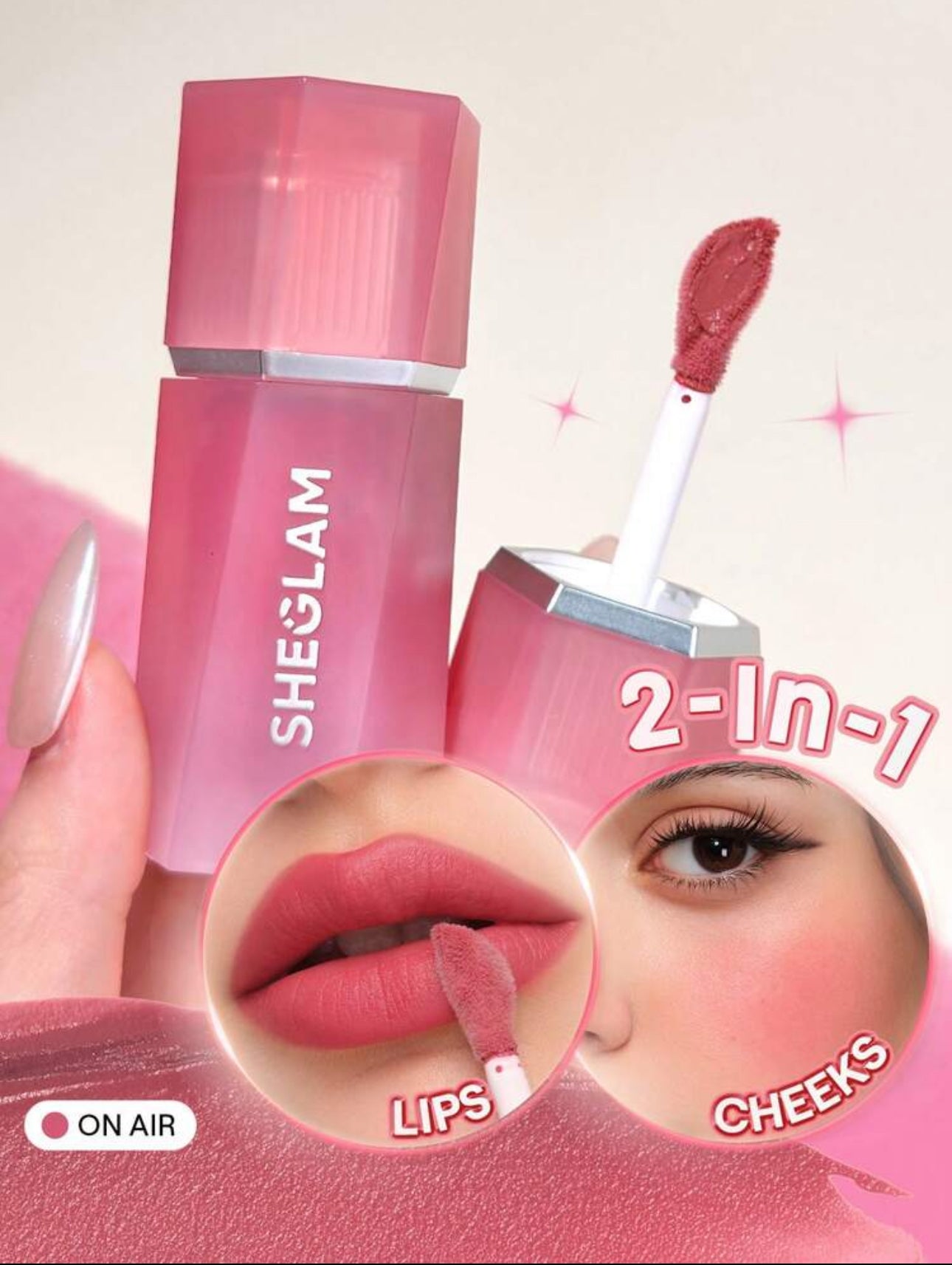 SHEGLAM Crème Lèvres et Joues "Air Plush" - Lip & Cheek Mousse (7 g)