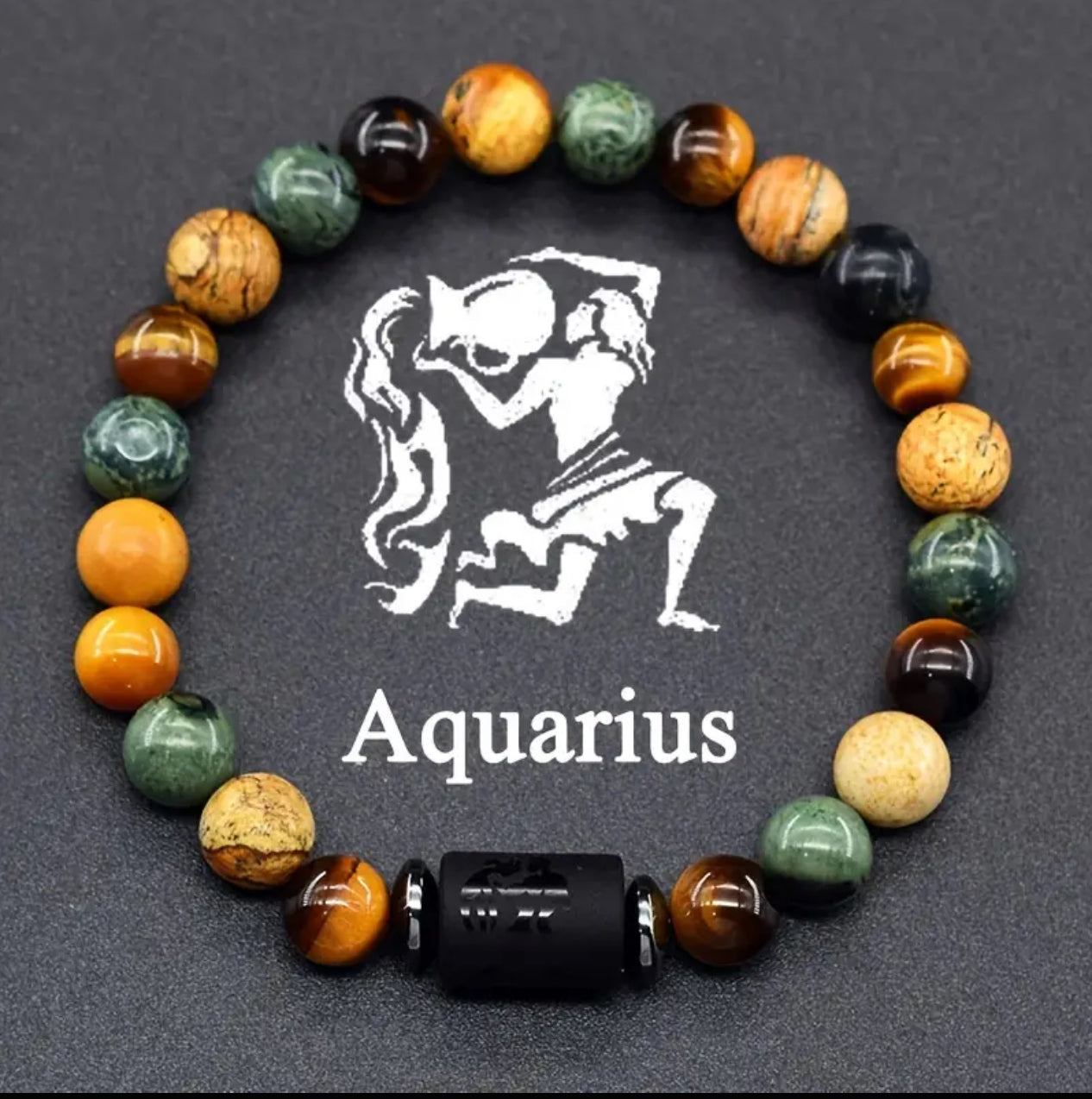 Bracelet Astro Verseau – Créativité, Liberté & Équilibre