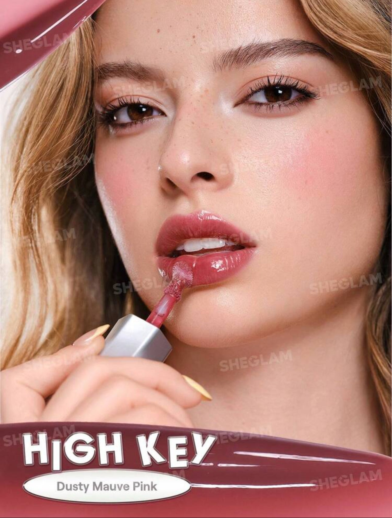SHEGLAM Gloss à Lèvres Longue Tenue "Glass Lock Air Gloss" - Effet Miroir (3.4 ml)