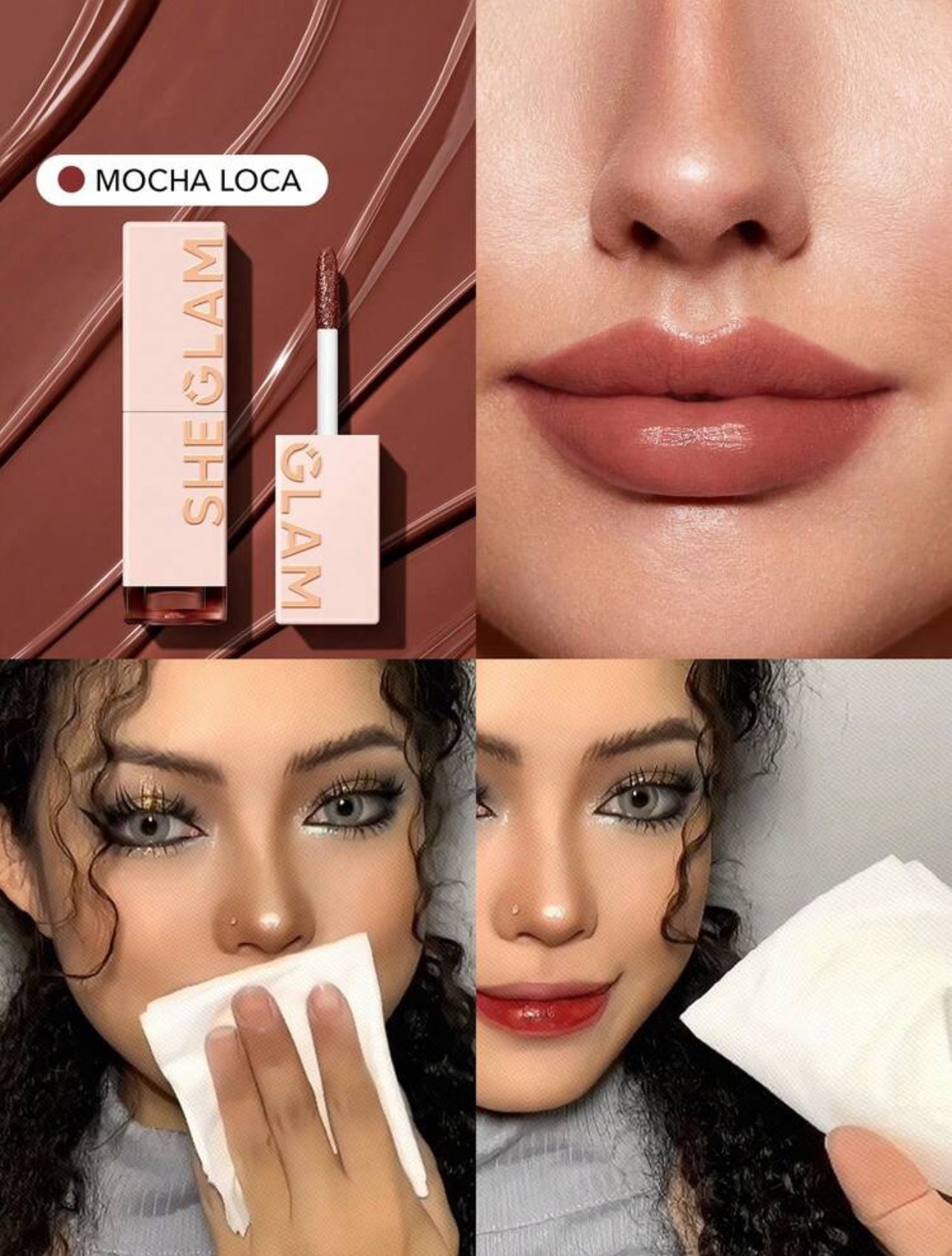 SHEGLAM Encre à Lèvres "Take A Hint" - Lip Tint Longue Tenue (3.5 ml)
