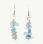 Boucles d'oreilles "Murmure de l'Océan" en Aigue-marine