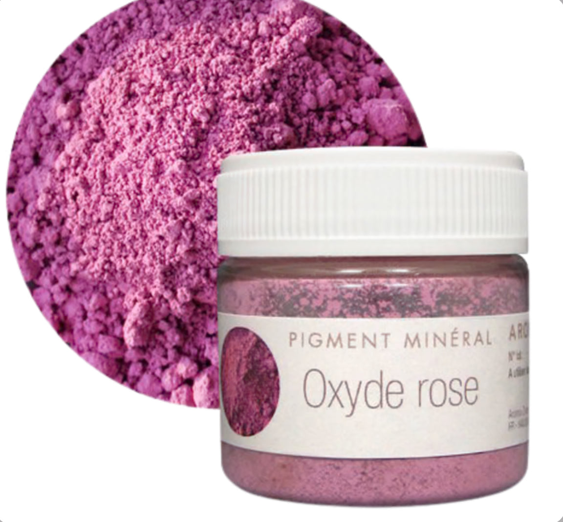 Oxyde minéral rose