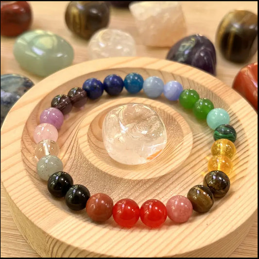Bracelet Équilibre Chakra en Pierres Naturelles