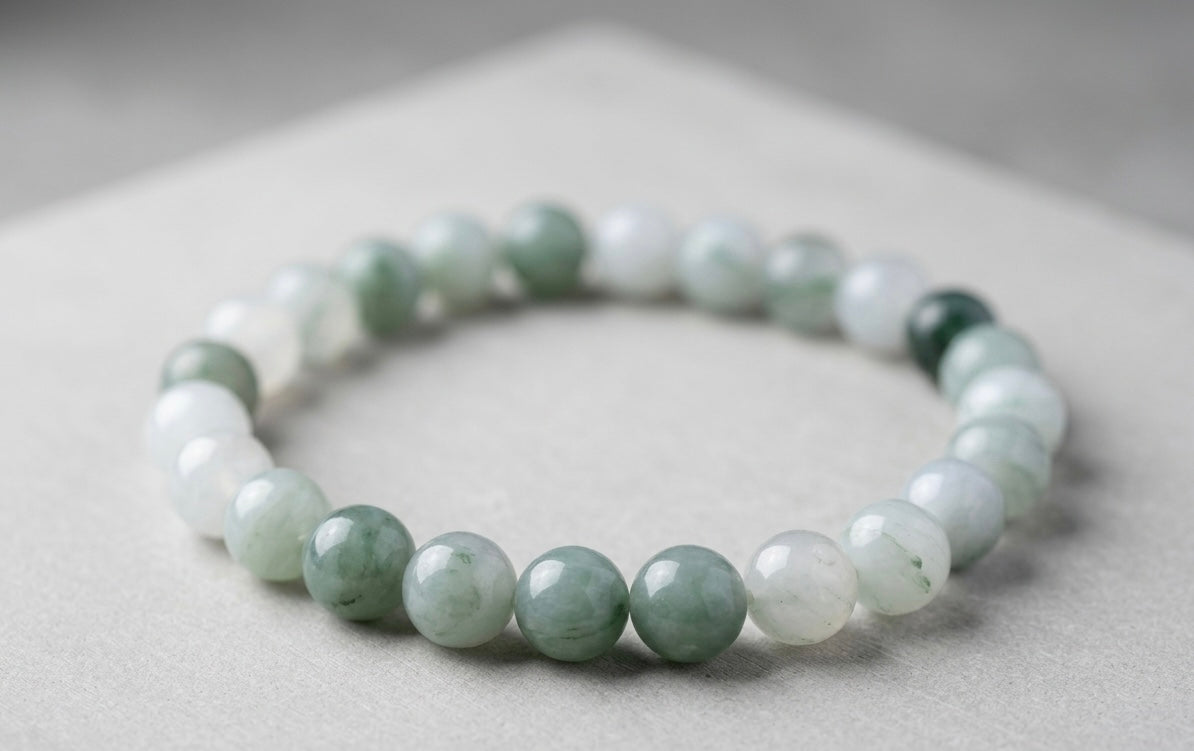Bracelet "Harmonie & Sérénité" en Jade Naturel