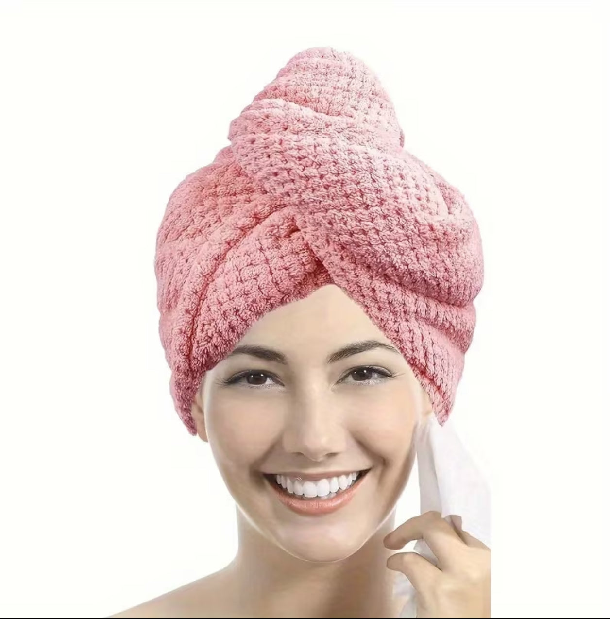 Serviette Turban à Séchage Rapide – Confort & Élégance Après la Douche