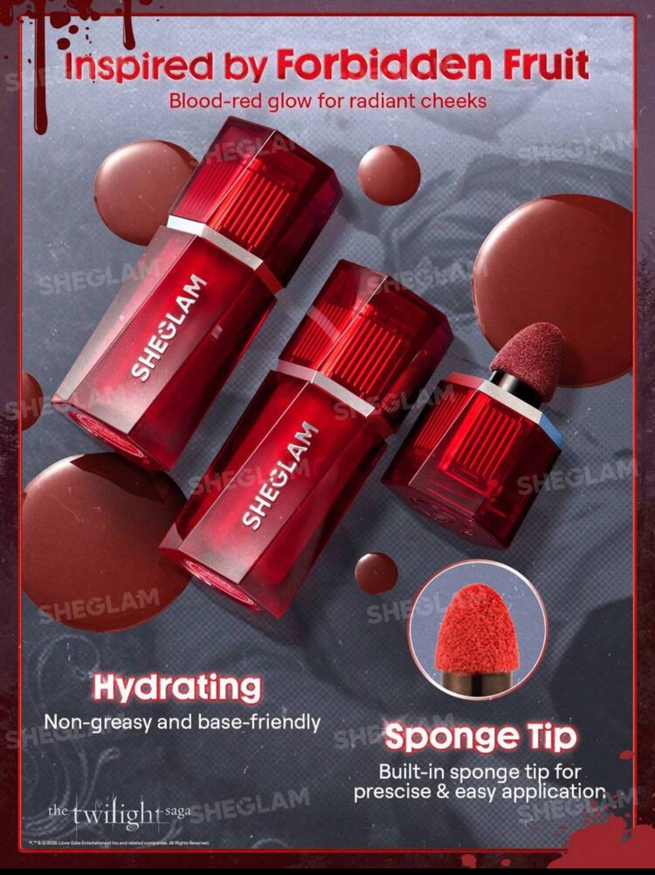 Blush Liquide SHEGLAM x The Twilight Saga - "Forbidden Love" (5.2 ml)