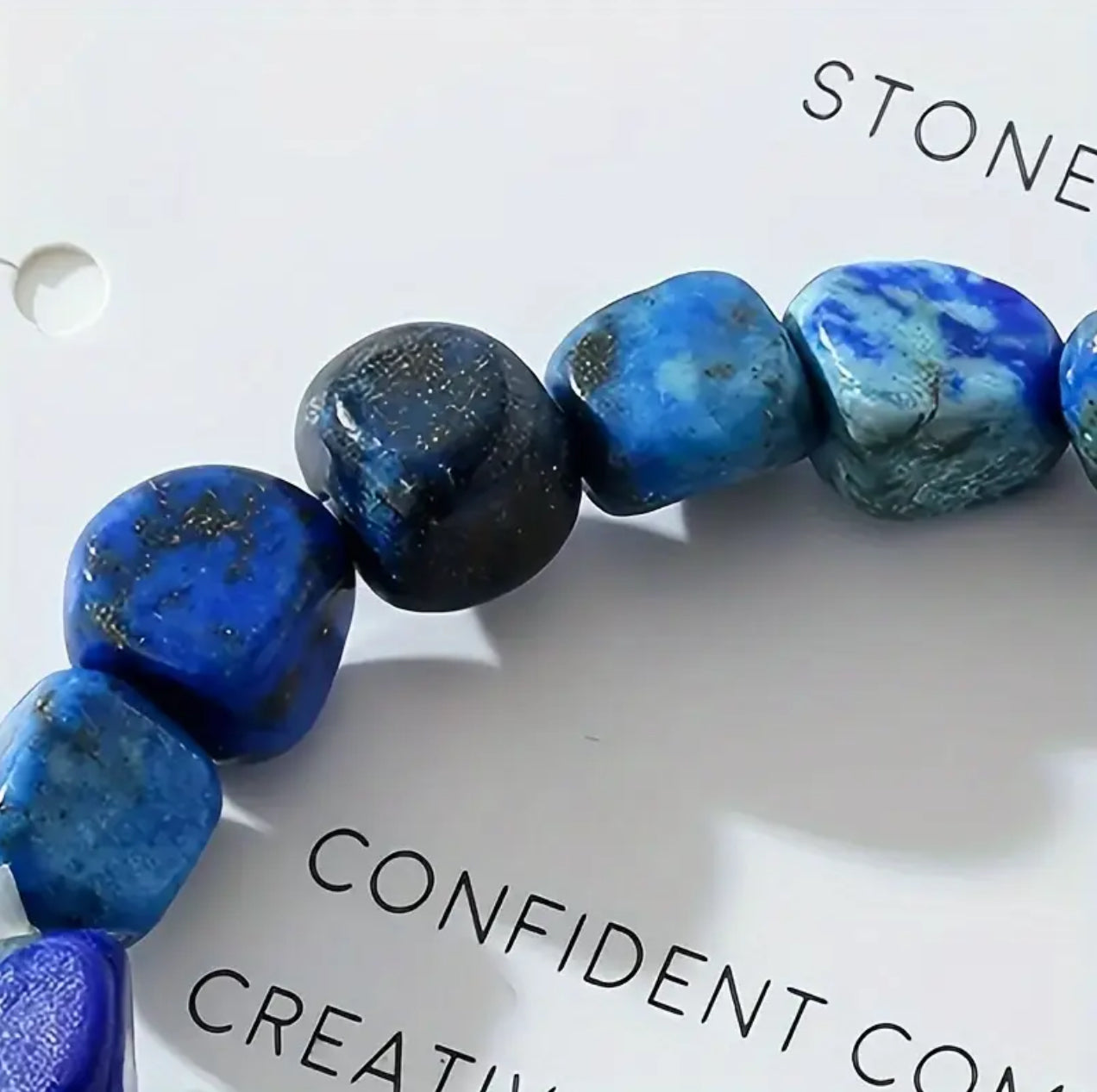 Bracelet en Lapis Lazuli Naturel - Pierre de l'Inspiration