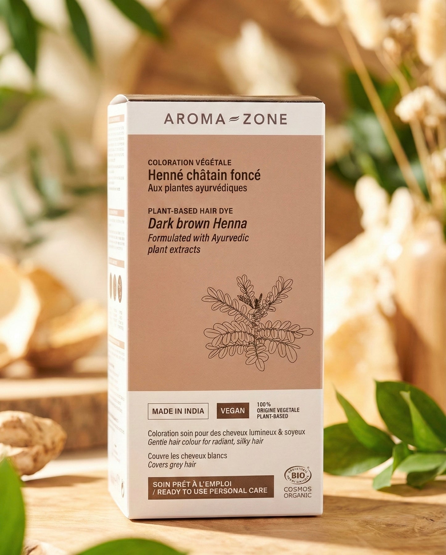 Henné Châtain foncé BIO - coloration végétale