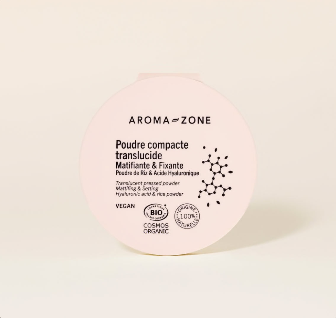 Poudre compacte translucide matifiante