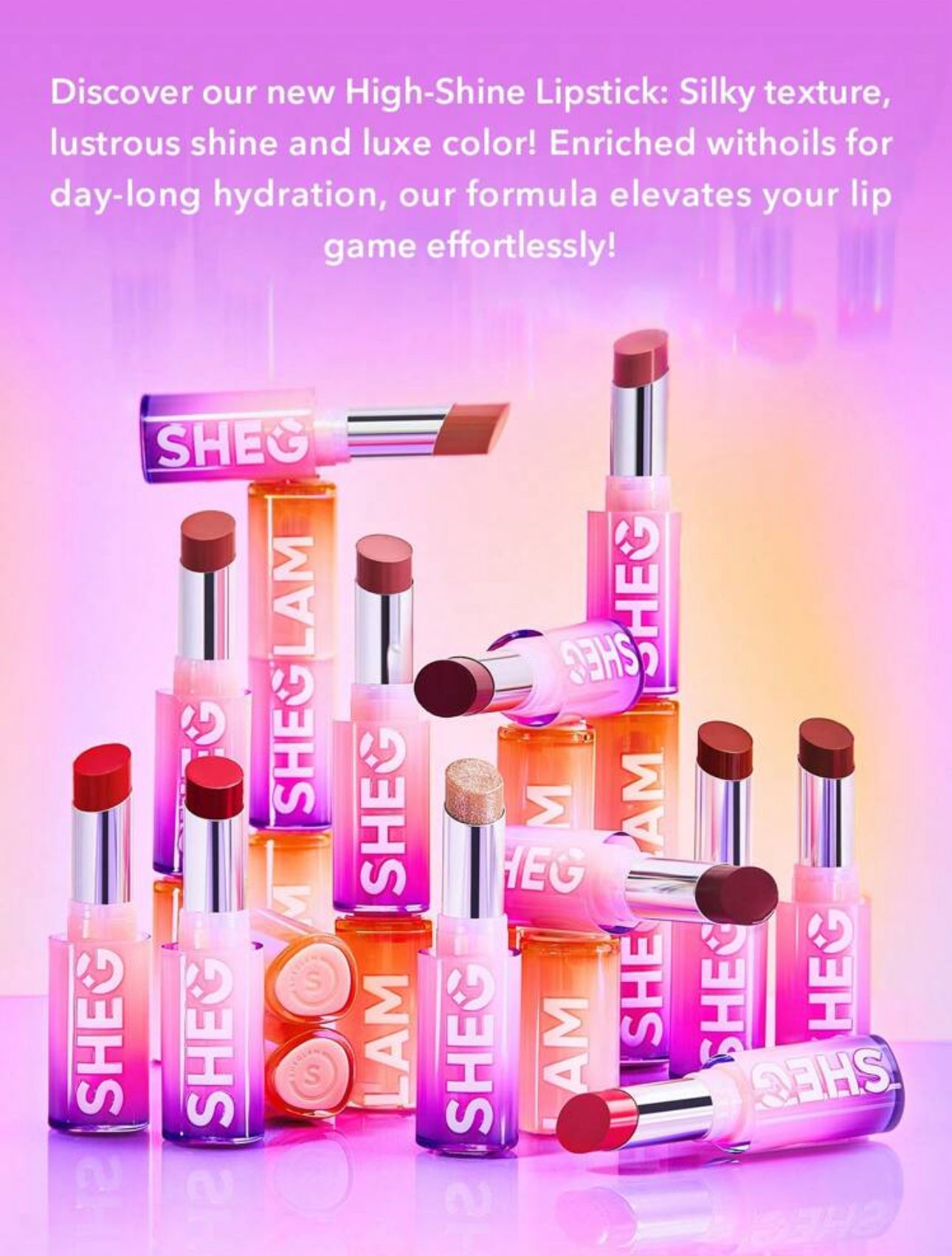 SHEGLAM Rouge à Lèvres Haute Brillance "Mirror Kiss" (2.9 g)