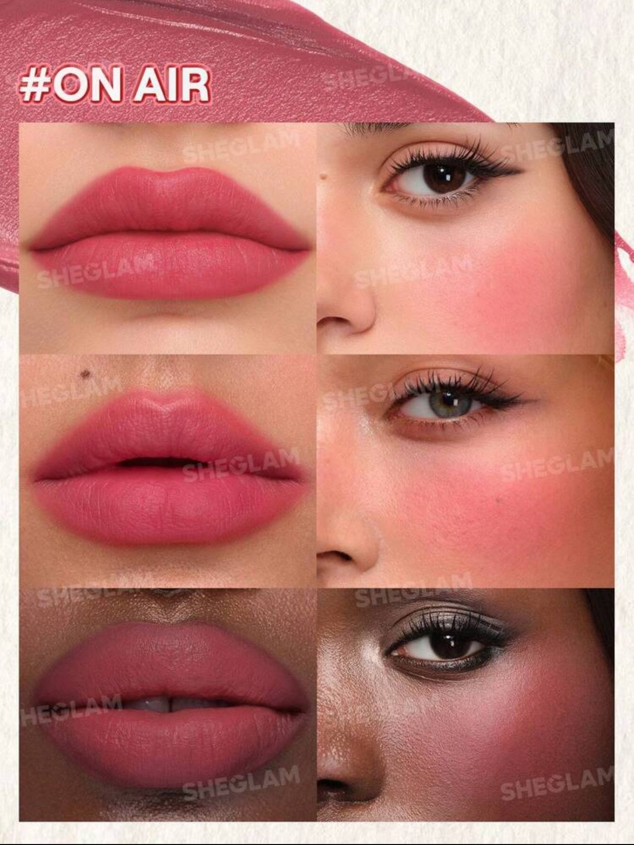 SHEGLAM Crème Lèvres et Joues "Air Plush" - Lip & Cheek Mousse (7 g)