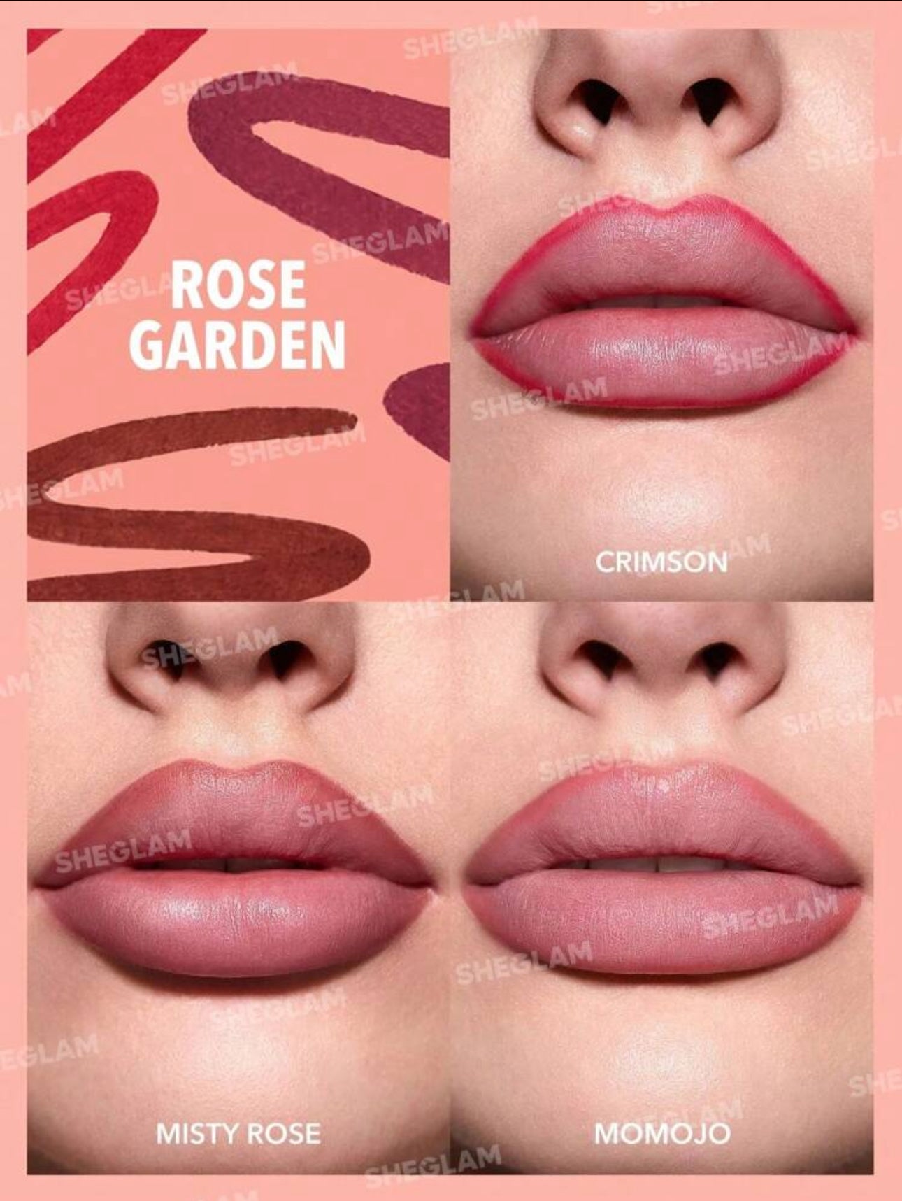 SHEGLAM Ensemble de 3 Crayons à Lèvres "So Lippy" - Lip Liner Set (3 x 0.25 g)