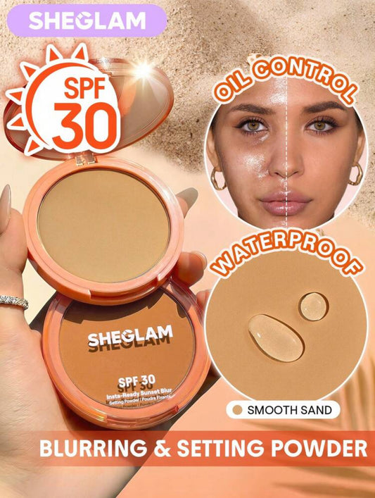 Poudre Fixante SHEGLAM "Insta-Ready Sunset Blur" - Avec SPF 30 (8 g)