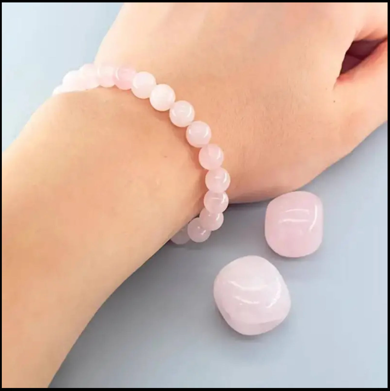 Bracelet en Quartz Rose - Harmonie et Amour